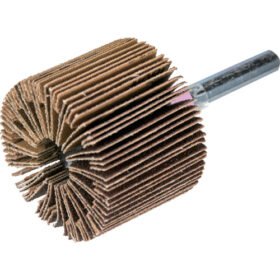 TRUSCO Bevel Flap Wheel Outer Diameter 40X Thickness 30X Shaft 6 5 Pieces 120# CP43