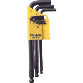 TRUSCO Ball Point Hex Wrench Set Of 7 GB7-2510