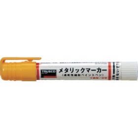 TRUSCO Industrial Metallic Marker Medium Yellow MUL-M