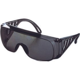 TRUSCO Safety Glass With Single Lens Sides Gray GS-33