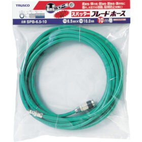 TRUSCO Air Hose Sputta Blade Tube Outer Diameter 10Mm Total Length 10M With Coupling SPB-6.5-10