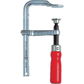 TRUSCO Ehoma Clamp Wooden Handle Maximum Opening 120Mm X Depth 60Mm G-12C