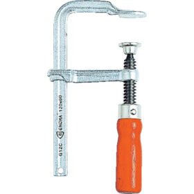 TRUSCO Ehoma Clamp Wooden Handle Maximum Opening 200Mm X Depth 100Mm G-20C