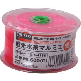 TRUSCO Fluorescent Water Thread Marmier Thin 500M MI-500-P