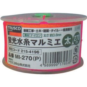 TRUSCO Fluorescent Water Thread Marmier Thick 270M MI-270-P