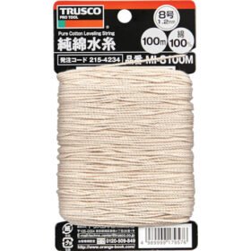 TRUSCO Pure Cotton Water Thread Wire Diameter 1.2Mm 100M Roll MI-8100M