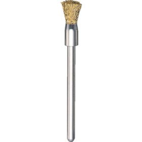 TRUSCO End Type Brush Brass Wire 0.1X Cylinder Diameter Φ5X Axis Φ3 53E-3