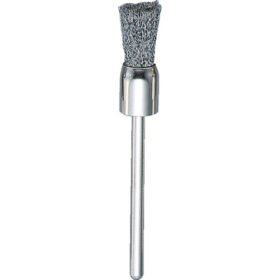 TRUSCO End Type Brush Stainless Steel Wire 0.1X Cylinder Diameter Φ8X Axis Φ3 83E-4