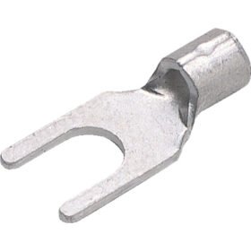 TRUSCO Bare Crimp Terminal Opening Type Φ3.7 Length 15.0 (50 Pieces) T-1.25Y-3.5