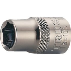 TRUSCO Socket Hexagonal Type Insertion Angle 9.5 Opposite Sides 22Mm T3-22S