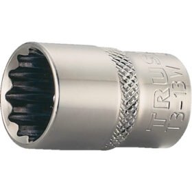 TRUSCO Socket 12-Sided Type Insertion Angle 9.5 18Mm Sides T3-18W