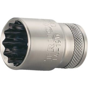 TRUSCO Socket 12-Sided Type Insertion Angle 12.7 16Mm Side T4-16W