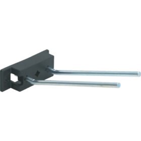 TRUSCO Hook Bar For Punching Panels 2-Inch Type A-Type Base PFA-15W