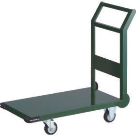 TRUSCO Steel Carrier 800X450 Φ100 Press Car Green SH-3N