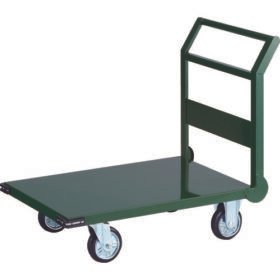 TRUSCO Steel Carrier 900X600 Φ150 Press Car Green SH-2N