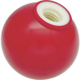 TRUSCO Resin Grip Ball No Core Red Φ25 X M6Mm P-TPB25-6R