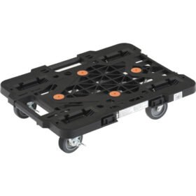 TRUSCO Plastic Flat Cart Route Van Mesh Type 515X385 With Free Side Stopper Black MPK-500S-BK