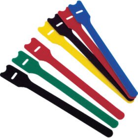 TRUSCO Magic Band Strap 20Cm Black (4 Pieces) MKS-2520-BK